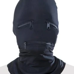 Fetish Fantasy Series Kopfmaske „Zipper Face Hood“, Aus Elastischem Stoff