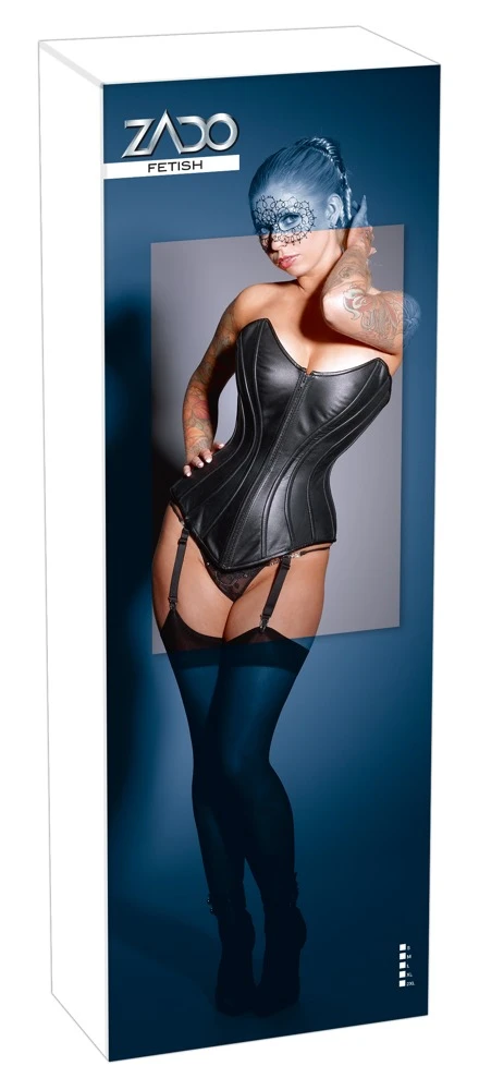 Zado Korsett Aus Leder (Lammnappa) Mit Abnehmbaren Strapsen â Bild 4