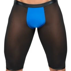 Finesse HOMME Radlerpants Aus Transparentem Powernet