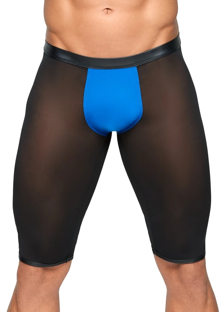 Finesse HOMME Radlerpants Aus Transparentem Powernet