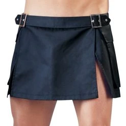 Svenjoyment Rock Mit Seitlichen Schnallen Und Taschen