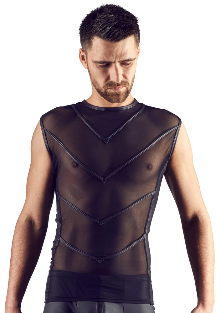 Svenjoyment Shirt Mit EinsÀtzen Aus Powernet