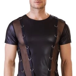 NEK Shirt Im Mattlook/Powernet Und Ringen