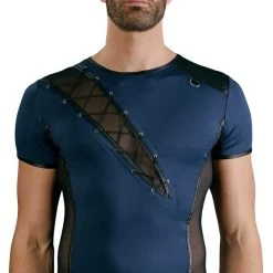 NEK Shirt Aus Elastischer Mikrofaser Und Powernet