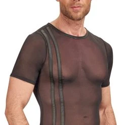 Finesse HOMME Shirt Aus Elastischem Powernet