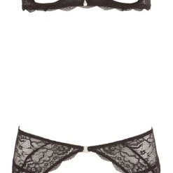 Abierta Fina 3-teiliges Strapsset Aus Spitze