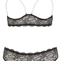 Cottelli Curves BH Plus String Ouvert, Mit Perlenketten