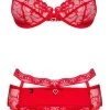 Obsessive 3-teiliges Straps-Set "Heartina" Mit Spitze Und Strass