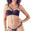 Cottelli Lingerie BH Plus String Mit Spitze