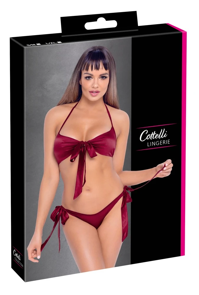 Cottelli Lingerie BH Plus Slip, Aus Seidigem Stretchmaterial – Bild 7