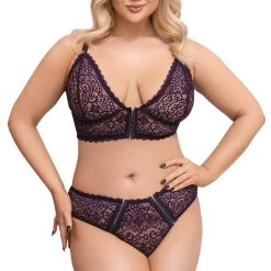 Cottelli Curves Bralette Plus Slip Aus Spitze
