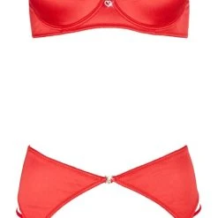 Cottelli Lingerie 3-teiliges Hebeset Ouvert