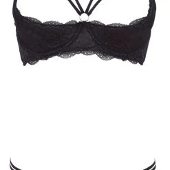 Cottelli Lingerie Hebe Plus String Aus Schwarzer Spitze