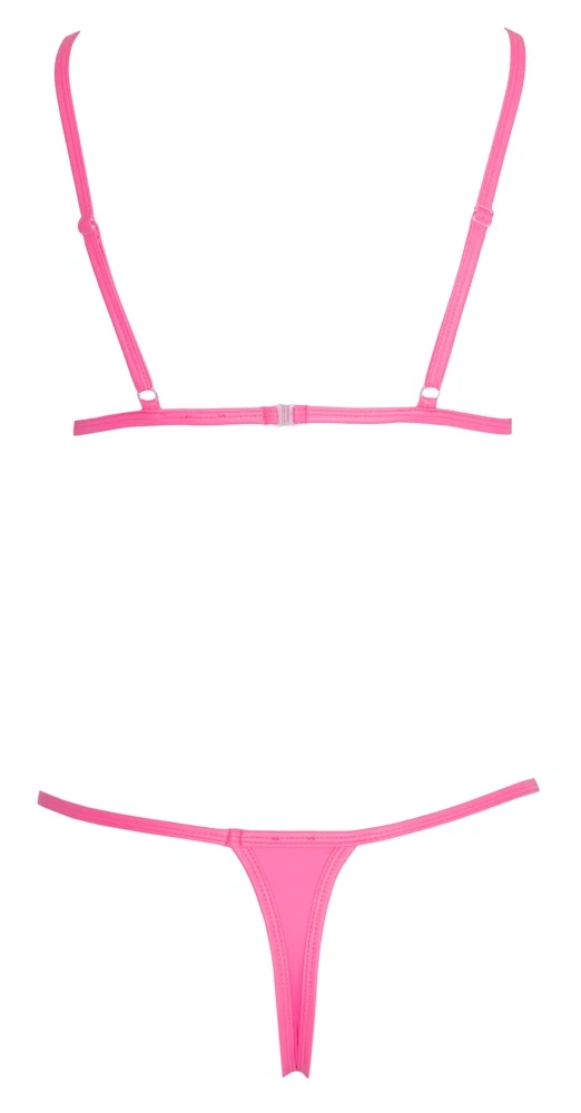 Cottelli Lingerie Bikini, Stylischer Mattlook In Hotpink – Bild 5