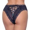 Cottelli Lingerie Slip Aus Powernet Und Spitze
