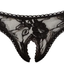 Cottelli Lingerie String Ouvert Aus Spitze