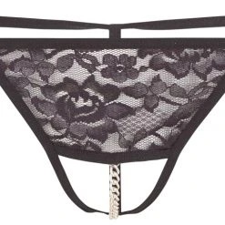 NO:XQSE String Ouvert Mit Metallkette Durch Den Schritt