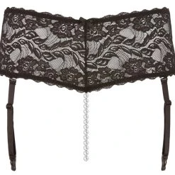 Cottelli Curves Straps-String Ouvert Mit Perlenkette Durch Den Schritt