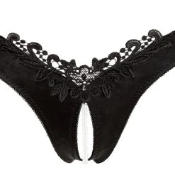 Cottelli Lingerie Slip Ouvert Mit Perlenkette Durch Den Schritt