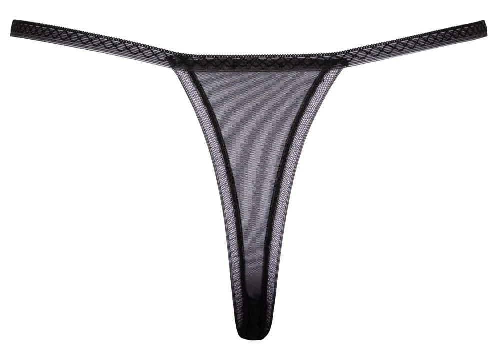 Cottelli Lingerie Riostring Ouvert Aus Tüllnetz Und Powernet – Bild 2
