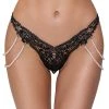 Cottelli Lingerie Riostring Mit Kostbarer Stickereispitzen-Front, Hinten Stretchmaterial