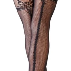 Cottelli Legwear Straps-Strumpfhose Aus Netzmaterial