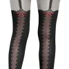 Cottelli Legwear Straps-Strumpfhose Im Trachten-Look