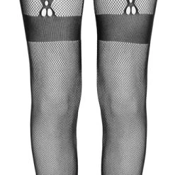 Cottelli Legwear Strumpfhose Ouvert Aus Feinem Netz, Hinten Mit Naht