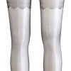 Cottelli Legwear Straps-Strumpfhose Mit Eingewebten Strumpfbu00e4ndern