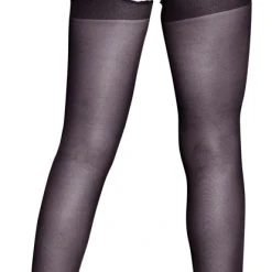 Cottelli Legwear Strapsstrumpfhose Mit Spitzenbesetzten Cut-outs