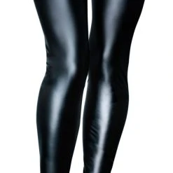 Noir Overknees Im Mattlook