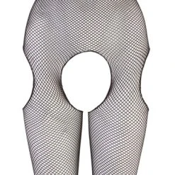 NO:XQSE Catsuit Ouvert, Aus Feinem Elastischem Netz