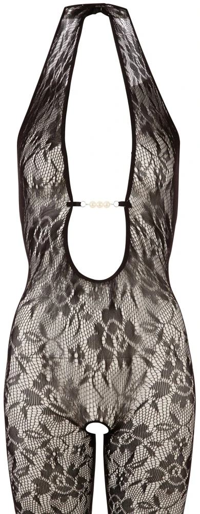 NO:XQSE Catsuit Mit Perlen Am Dekolletu00e9