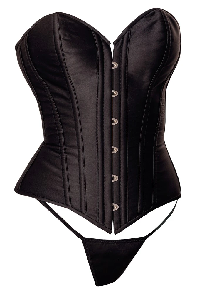 La Finesse DESSOUS Corsage Plus String, Trägerlos, Rückenschnürung Unterlegt – Bild 5