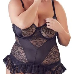 Cottelli Curves Strapshemd Plus String