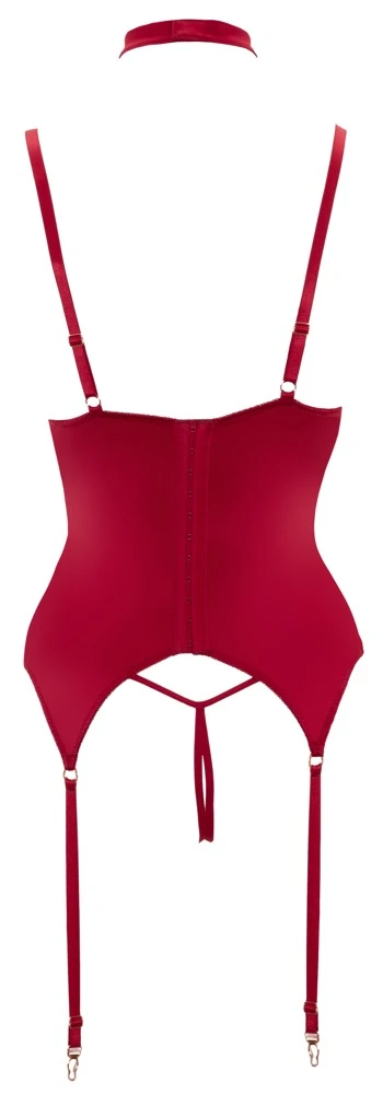 Abierta Fina Strapshemd Plus String Mit Abnehmbaren Dekorationselementen – Bild 3