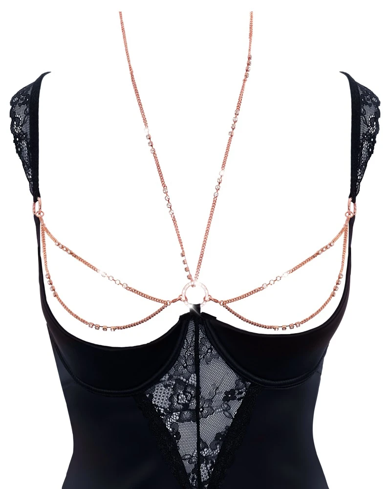 Abierta Fina Hebestrapshemd Plus String – Bild 4