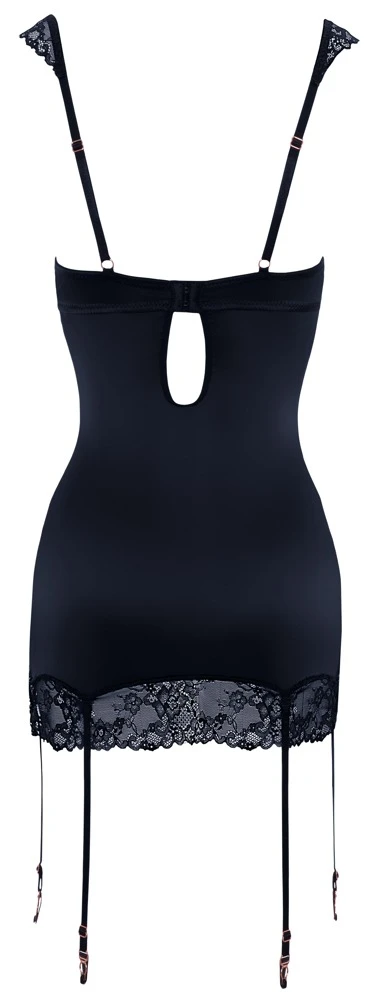 Abierta Fina Hebestrapshemd Plus String – Bild 5