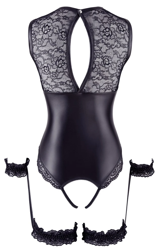 Cottelli Bondage Body Mit Integrierten Handfesseln – Bild 3