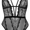 Cottelli Lingerie Body Aus Spitze Und Powernet