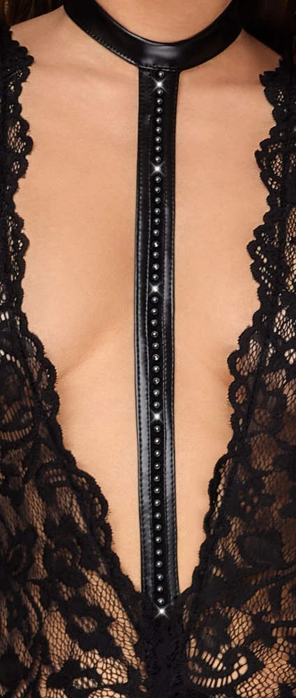 Noir Body Mit Strapsen Und Schenkelriemen – Bild 4