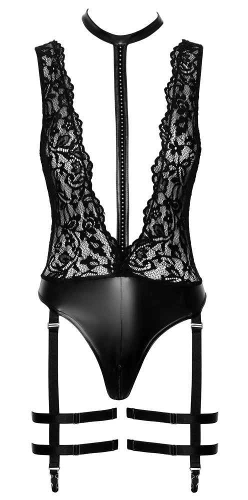 Noir Body Mit Strapsen Und Schenkelriemen – Bild 6