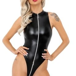 Noir Body Im Hochelastischen Powerwetlook