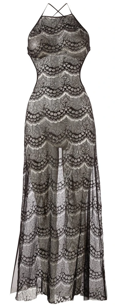 NO:XQSE Kleid Aus Spitze Und Tüll