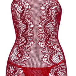 La Finesse DESSOUS Kleid Verschiedene Netzstrukturen, Nahtlos Gefertigt