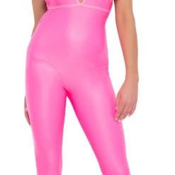 Cottelli Party Overall Plus Riostring, Stylischer Mattlook In Hotpink