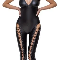 Cottelli Party Overall Im Mattlook, Elastisch, Mit 2-Wege-Reißverschluss Im Schritt