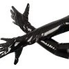 Black Level Handschuhe Aus Lack Mit Stretch-Einsätzen
