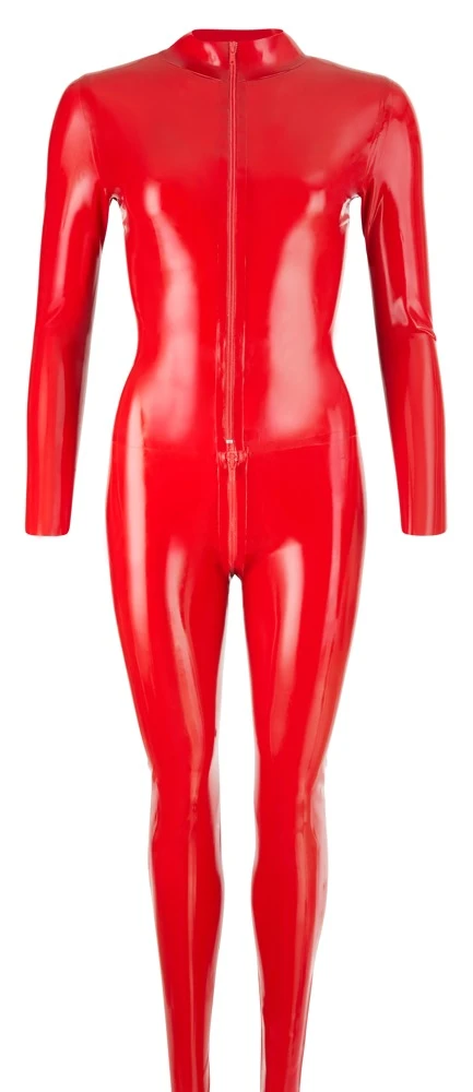 Late X Catsuit Aus Latex Mit Zip – Bild 7