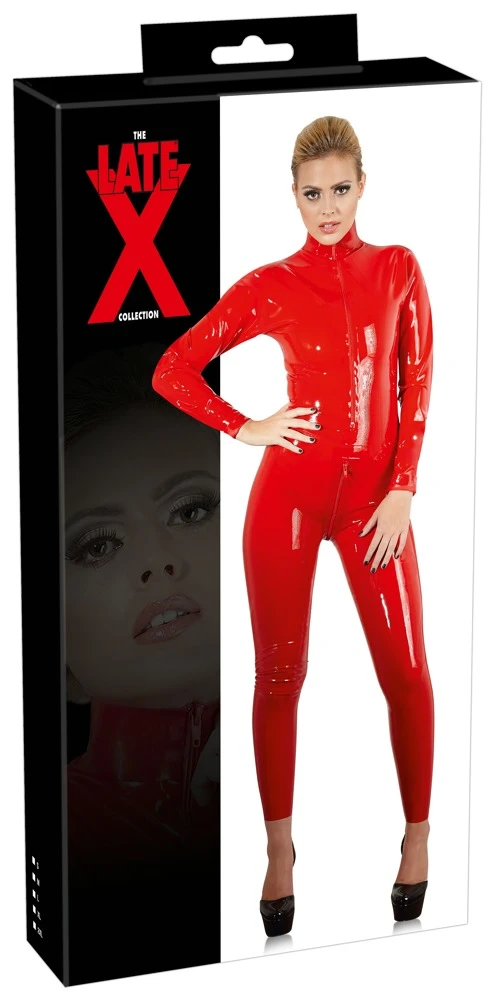 Late X Catsuit Aus Latex Mit Zip – Bild 9
